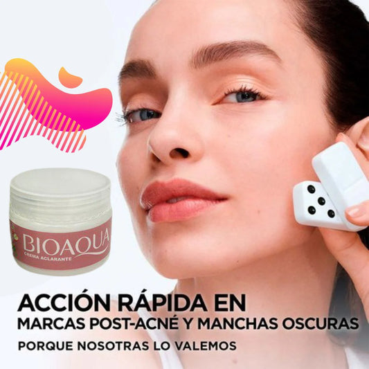 Crema aclarante BIOAQUA, aclarador de partes oscuras.